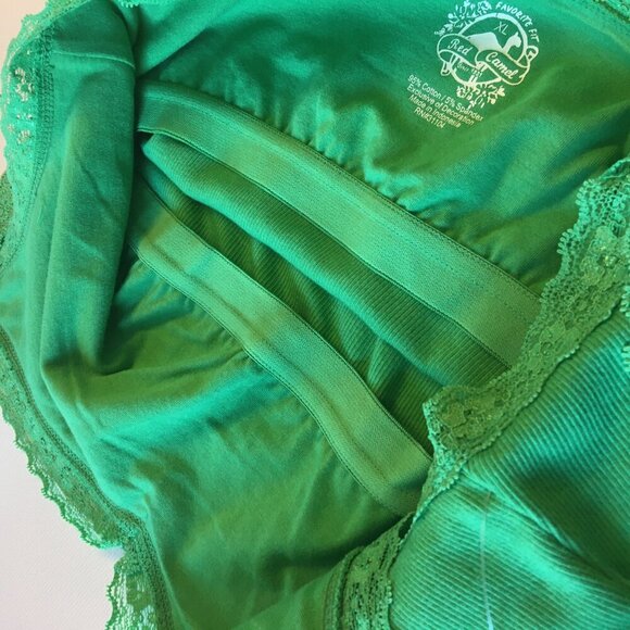 Tank Top Bundle Juniors Large and Extra Large Brown Pink Green Shelf Bras - Picture 4 of 16